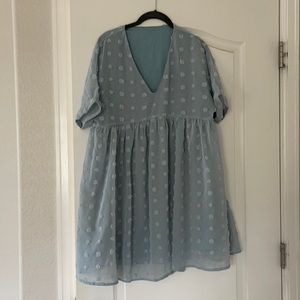 Blue dress